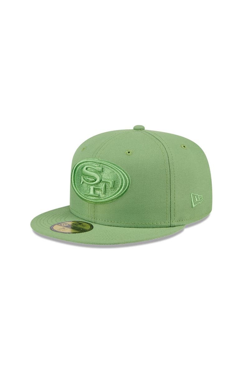 New Era Men's New Era Green San Francisco 49ers Color Pack 59FIFTY Fitted Hat, Alternate, color,