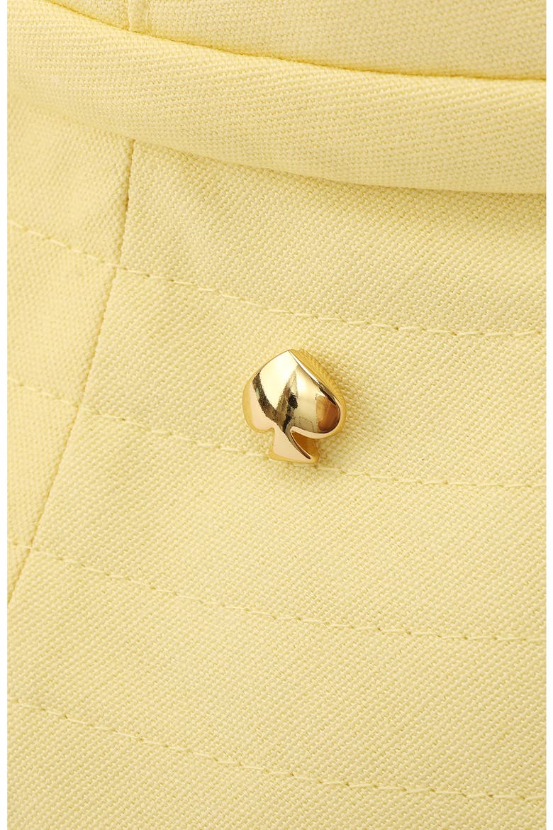 bow ties long brim bucket hat, Alternate, color, PALE CITRON