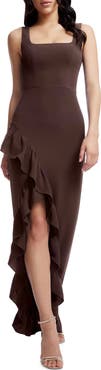 Dress the Population Charlene Ruffle Gown