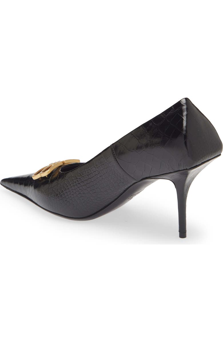 Balenciaga Knife BB Logo Pointed Toe Pump, Alternate, color,