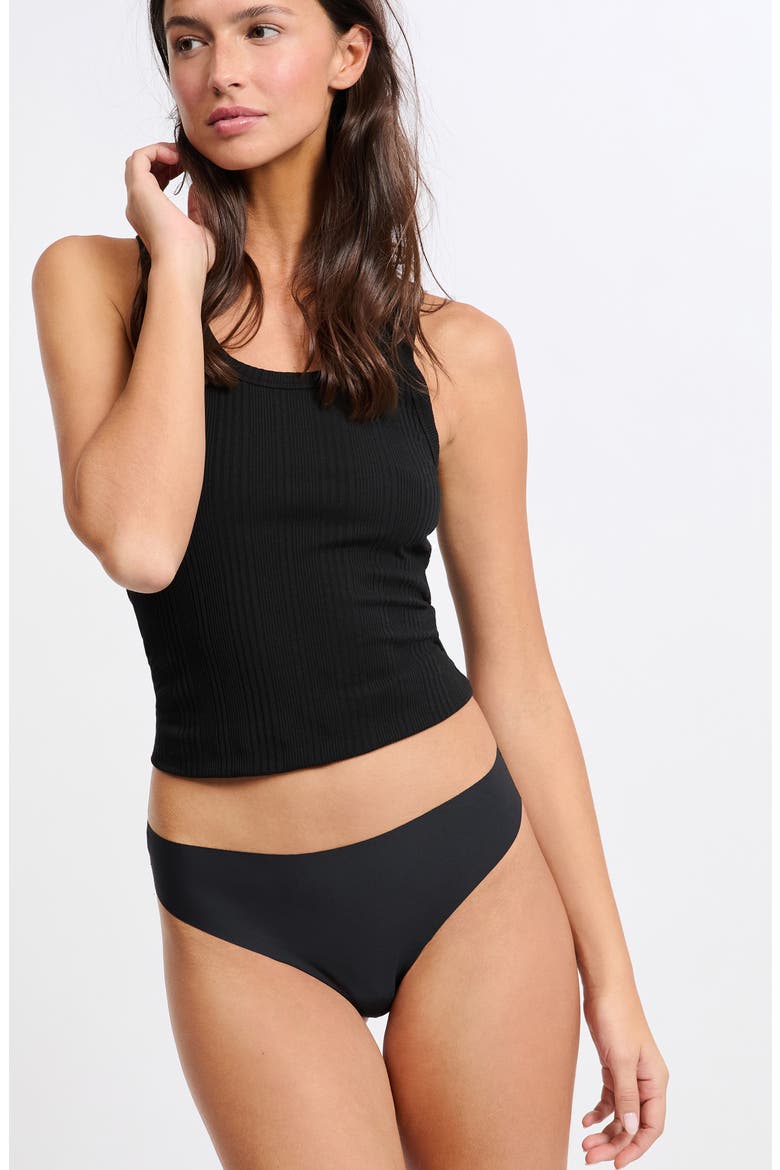 Jessy 3-Pack Thongs, Alternate, color, BLACK