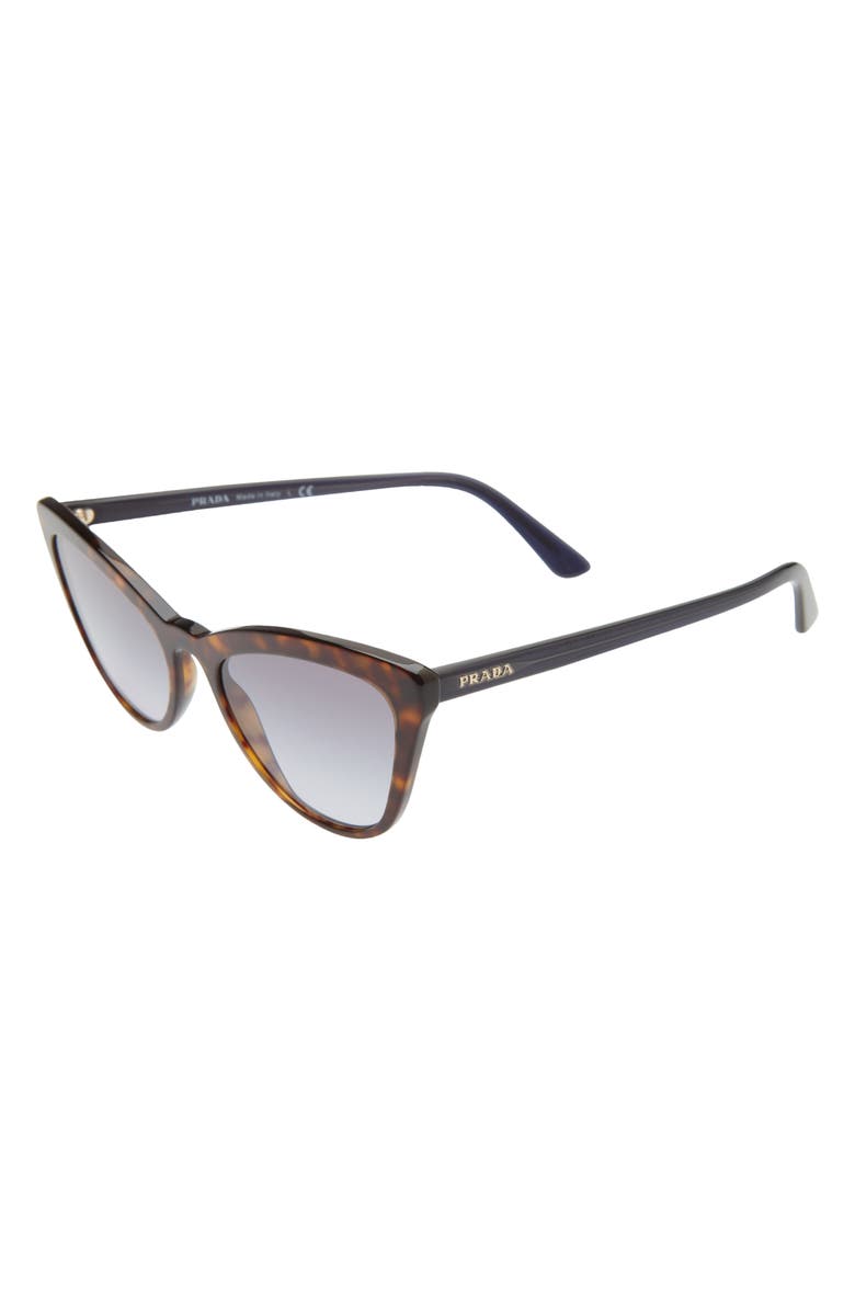 Prada 56mm Gradient Cat Eye Sunglasses, Alternate, color,