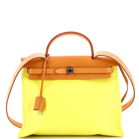 Herbag Zip Berline Vache Canvas and Leather 31