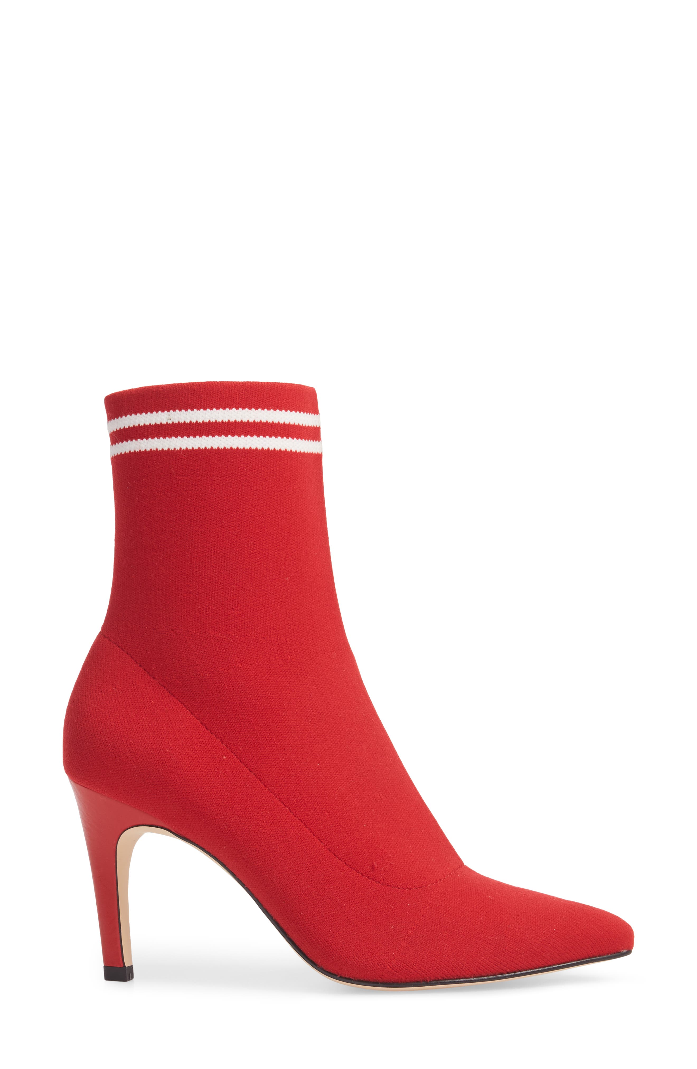 Finn Sock Bootie, Alternate, color, RED STRETCH