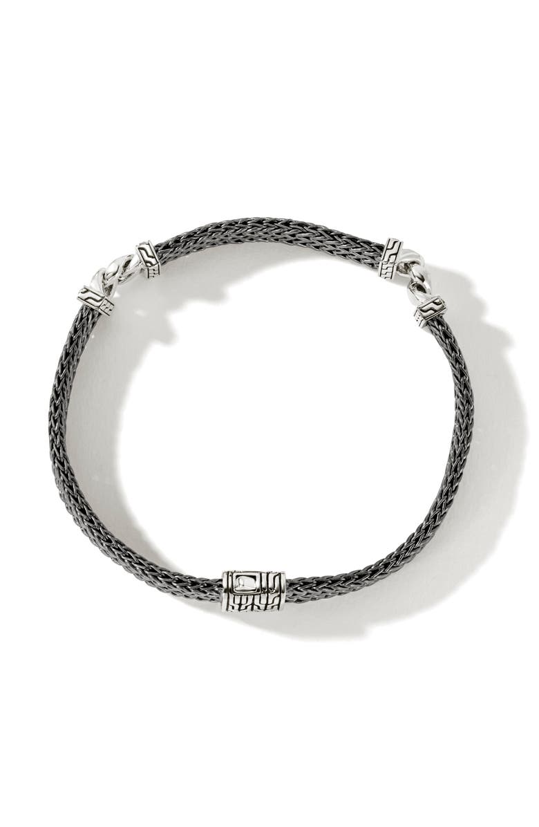 John Hardy Classic Chain Pavé Diamond Station Bracelet, Alternate, color, 