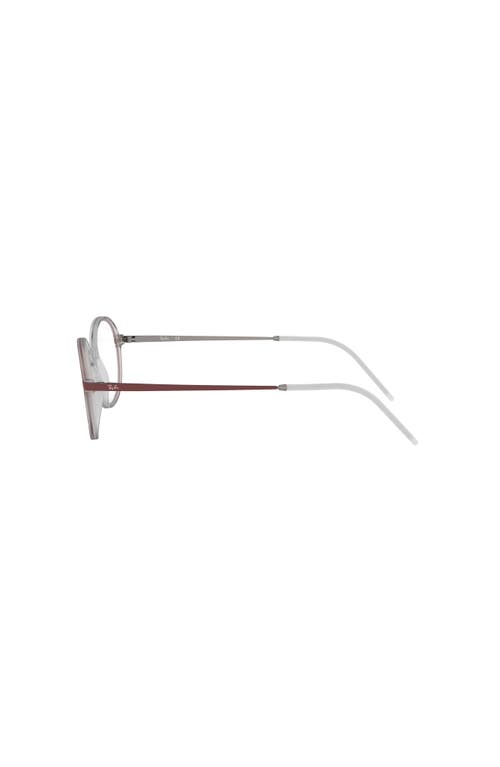 Ray Ban Ray-ban 50mm Oval Optical Glasses In Multi