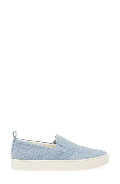 Nordstrom Rack Finegan Slip-on Sneaker In Blue Denim