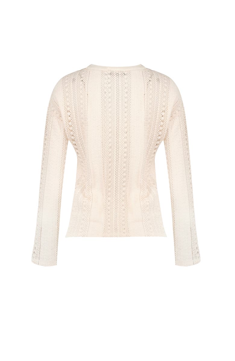 IVONNE Straight Jacquard Blouse, Alternate, color, 