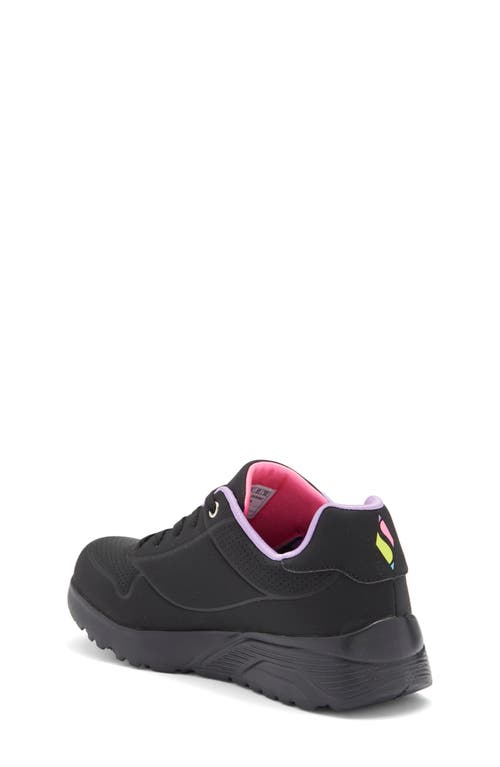 Skechers Kids' Uno Lite Sneaker In Black/multi