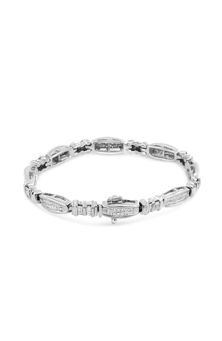 Haus of Brilliance 14K White Gold 2.0 Cttw Diamond Link Bracelet, Alternate, color, White