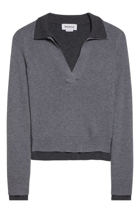 Doubled Cashmere Polo