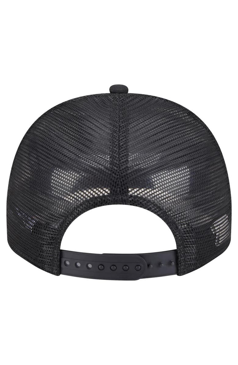 New Era Men's New Era Black Philadelphia Flyers Vintage Team Rope A-Frame 9FIFTY Snapback Hat, Alternate, color,