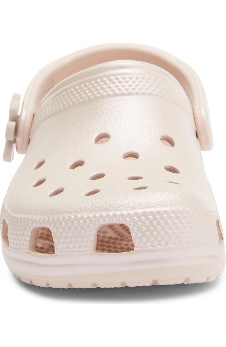 CROCS Kids' Classic Pearl Shine Clog, Alternate, color, Quartz