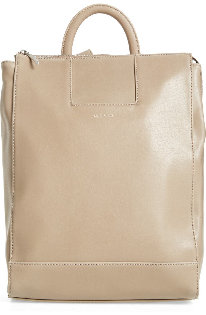 Matt & Nat 'Katherine' Faux Leather Backpack, Main, color,