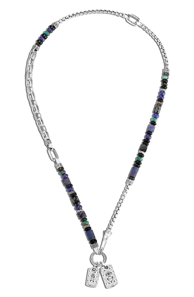 John Hardy Men's Classic Chain Sterling Silver Bead Pendant Necklace, Alternate, color, 