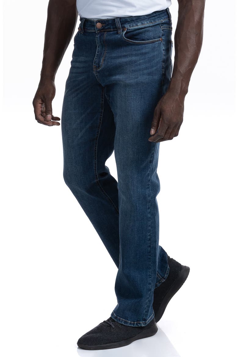Relaxed Athletic Fit Jeans, Alternate, color, MEDIUM DISTRESSED