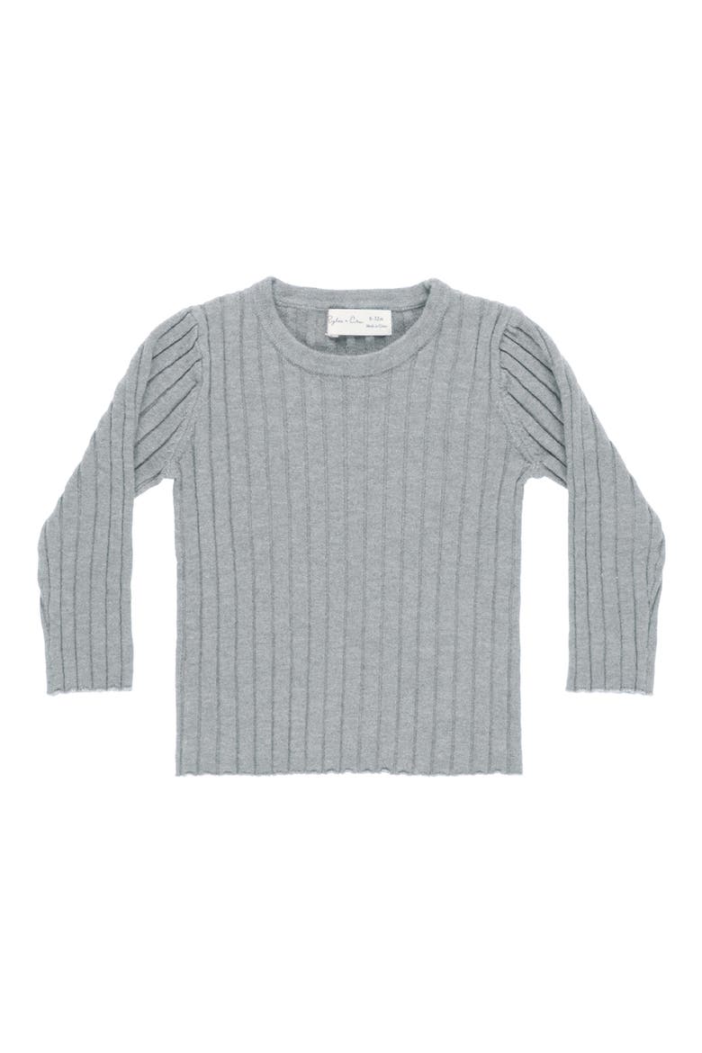 Kids' Long Sleeve Knit Top, Main, color, DUSTY BLUE