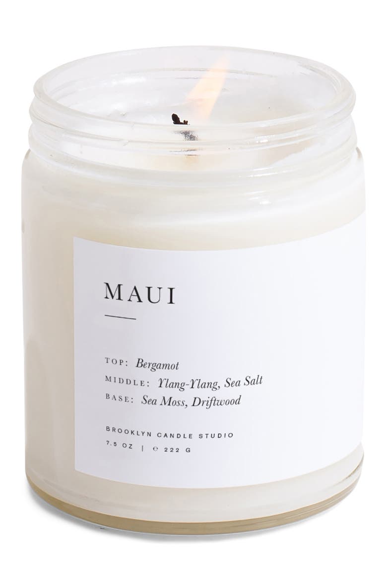 Maui Jar Candle, Alternate, color, WHITE
