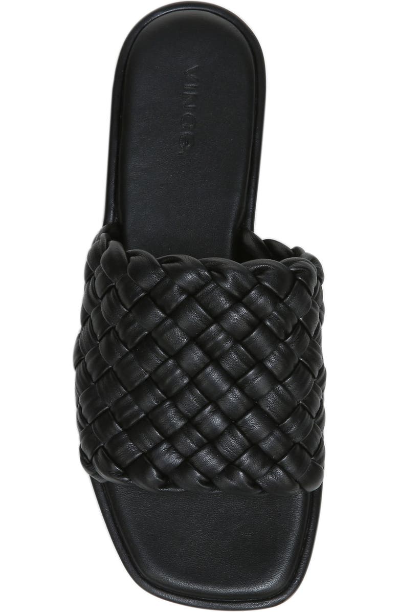 Vince Rumi Woven Leather Slide Sandal, Alternate, color,