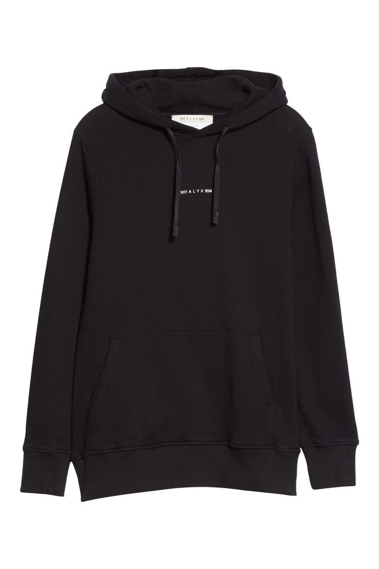 A Sphere Logo Graphic Cotton Hoodie, Main, color, BLACK