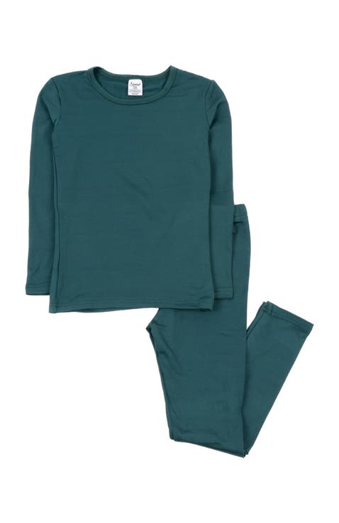 Kids Solid Thermal Pajamas (Toddler, Little Kid & Big Kid)