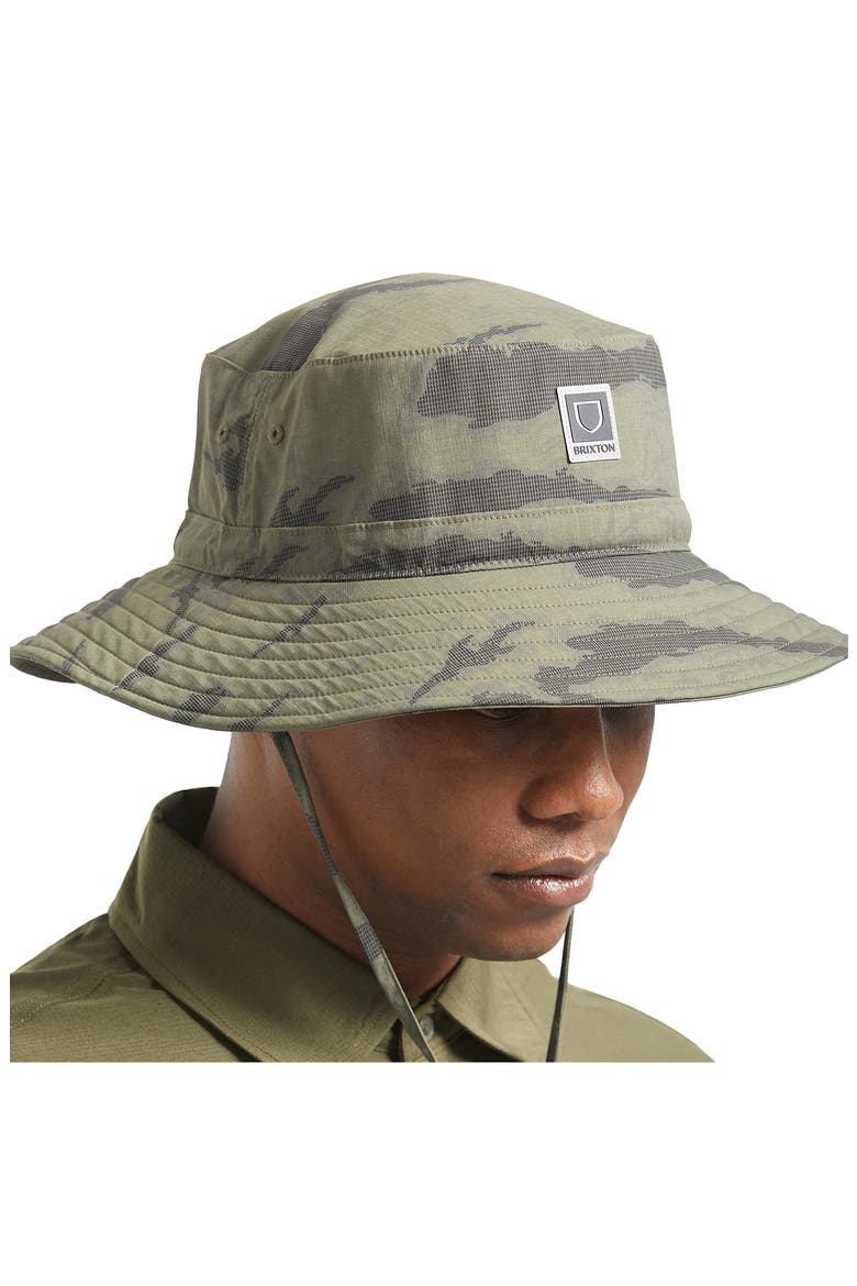 Journey Boonie Bucket Hat, Alternate, color, OLIVE TIGER CAMO