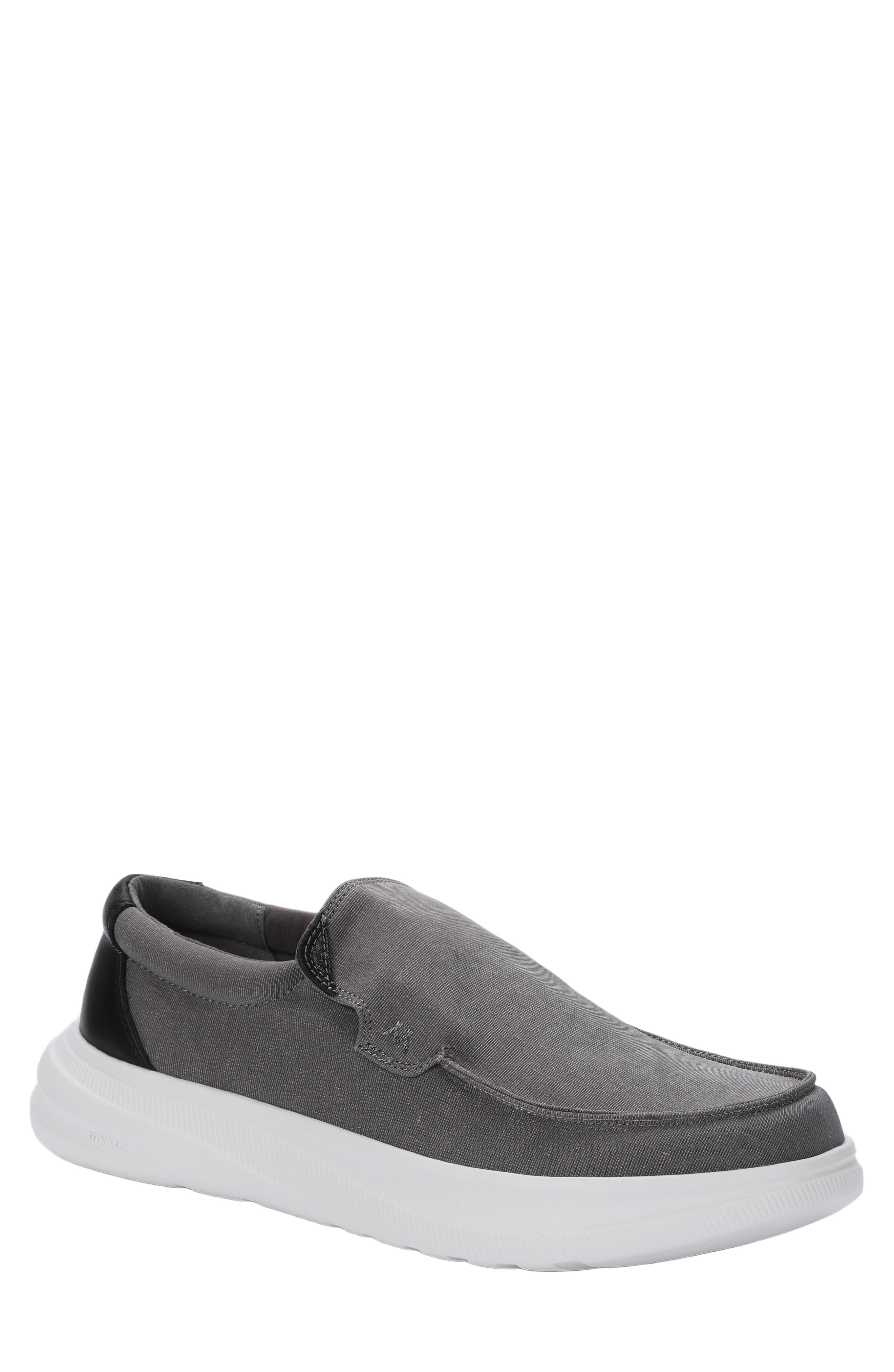 Mykos Lee Slip-On Sneaker, Main, color, Charcoal