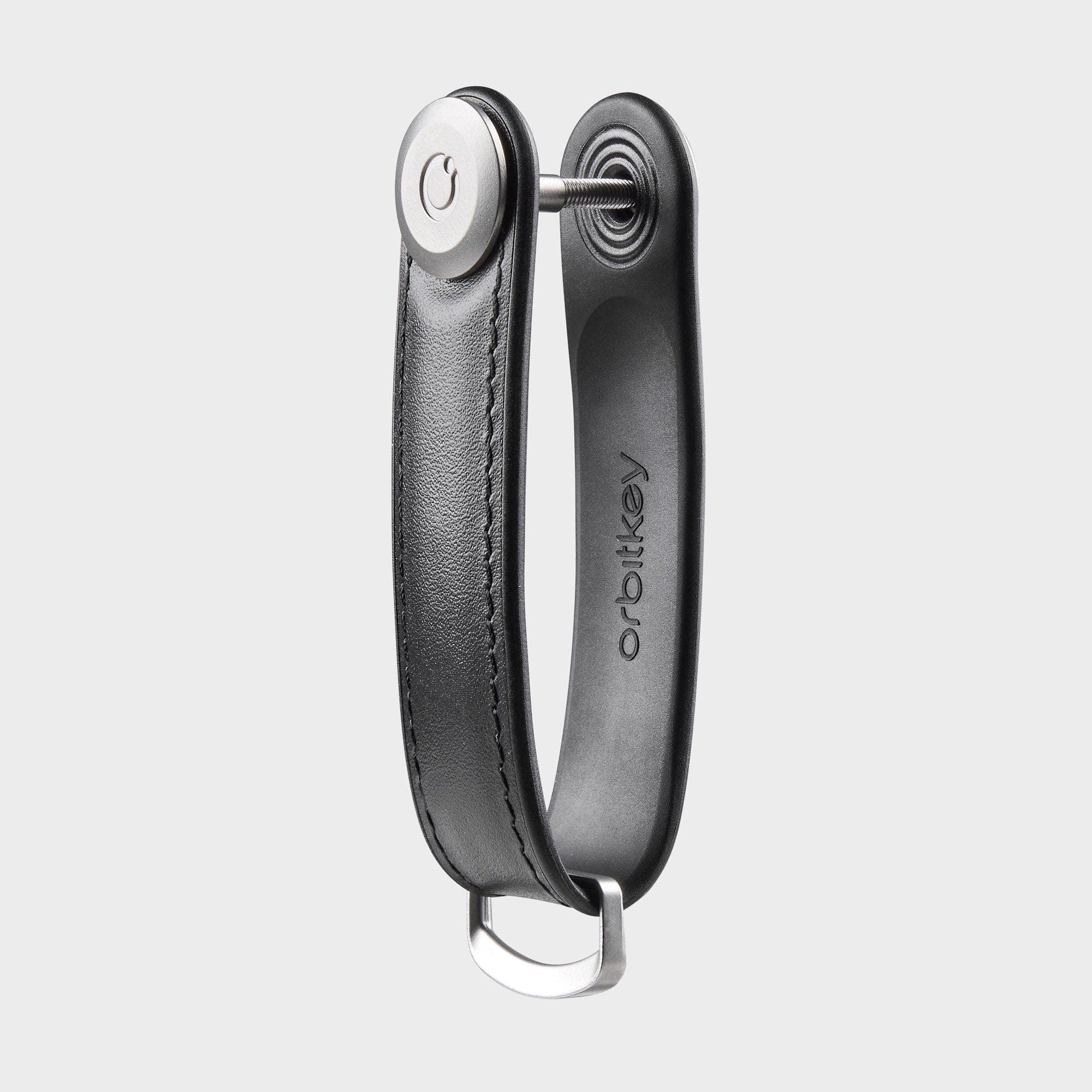 Orbitkey Hybrid Leather Key Organiser, Alternate, color, Black