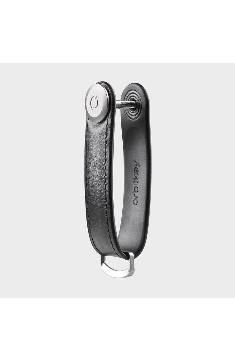 Orbitkey Hybrid Leather Key Organiser, Alternate, color, Black