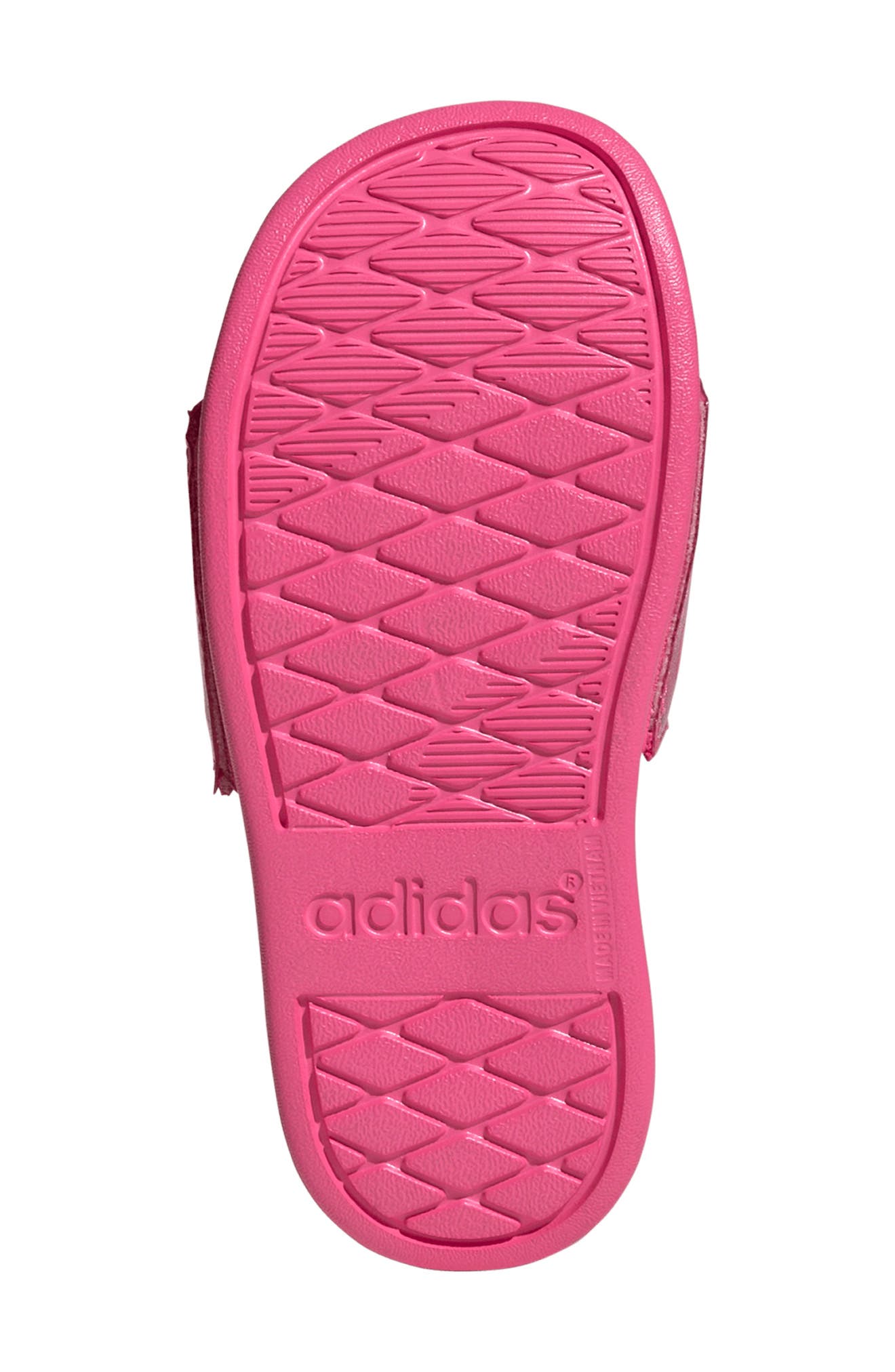 adidas Kids' Adilette Comfort Slide Sandal, Alternate, color, Pulse Magenta/ Bliss Pink