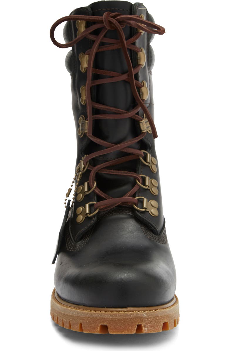 Timberland Emerald Woods Waterproof Super Boot, Alternate, color, Dark Green Full Grain