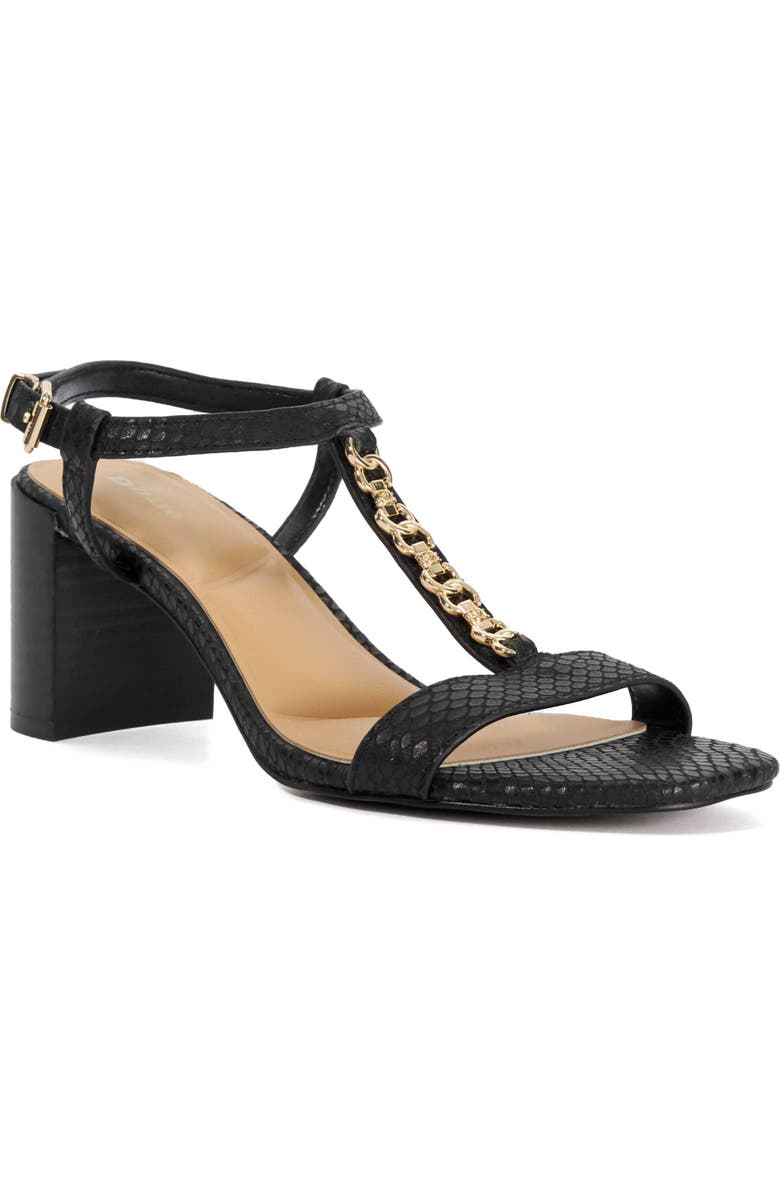 Dune London Josina Ankle Strap Sandal, Main, color, Black