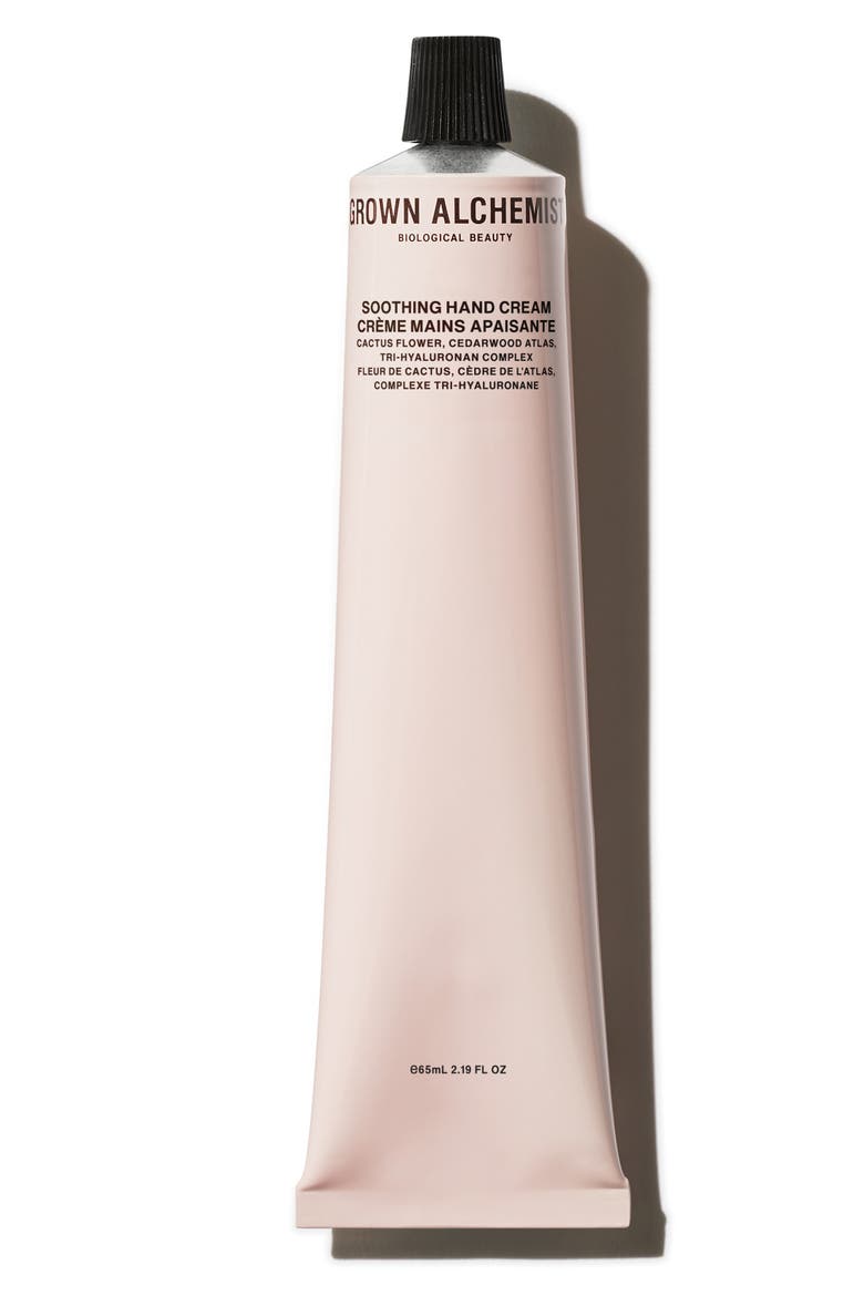 Soothing Hand Cream with Cactus Flower, Cedarwood Atlas, Tri-Hyaluronan Complex & Aloe, Main, color, NO COLOR