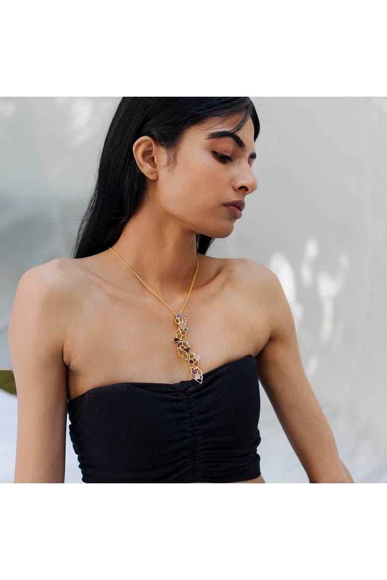 GAIA NECKLACE, Alternate, color, Gold Plated