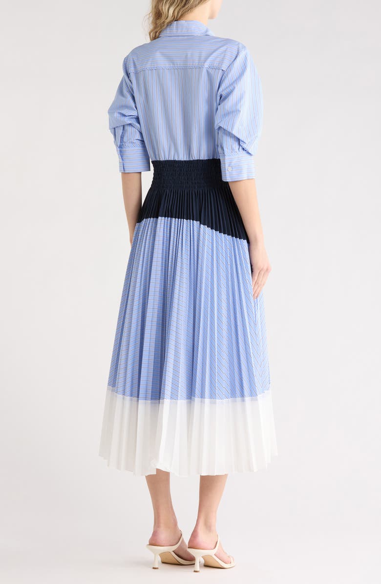Simkhai Jenella Colorblock Shirtdress, Alternate, color,