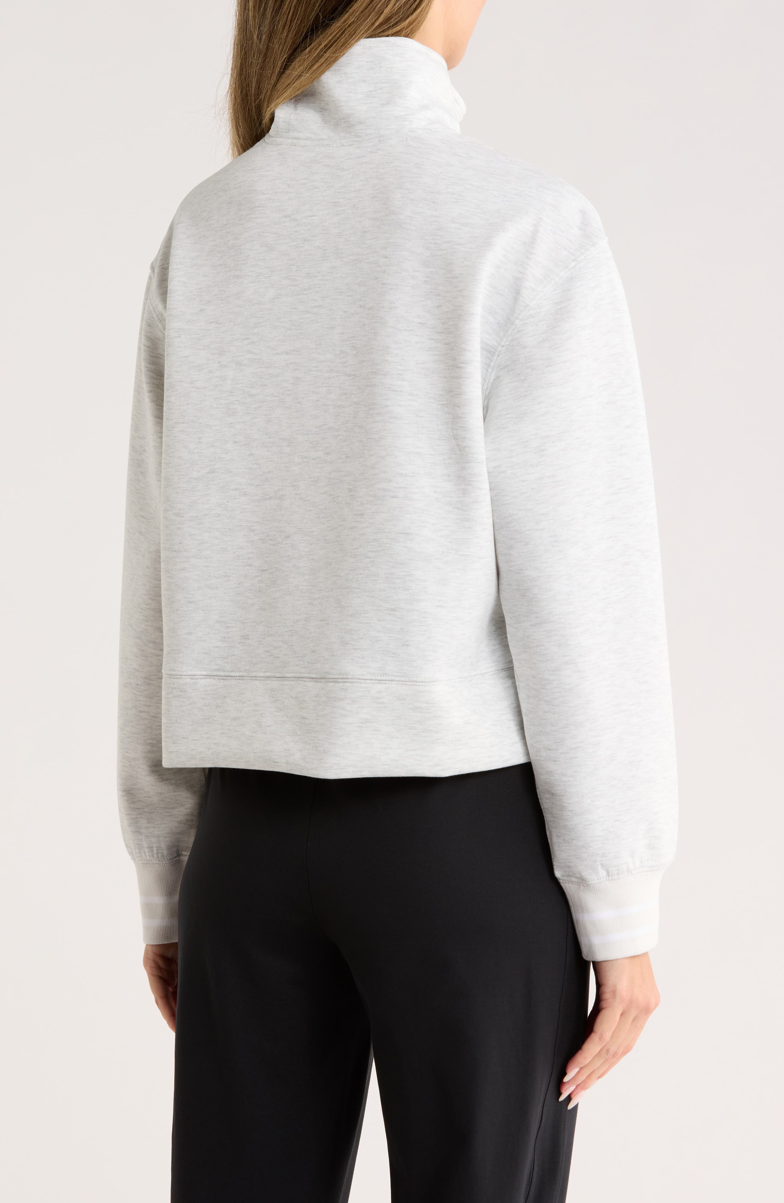 Georgetown Scuba Crop Half Zip Sweatshirt - image 2
