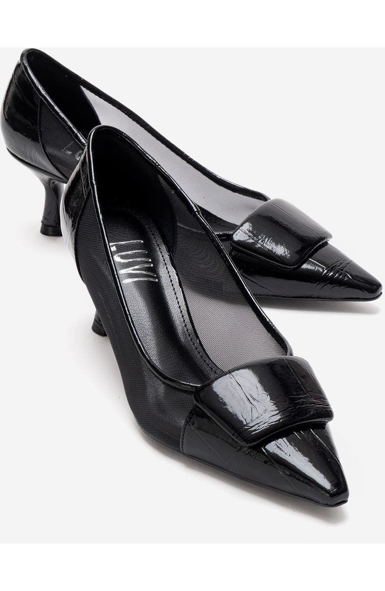 Prologue Shoes Ola Stiletto Pump, Alternate, color, Black Patent