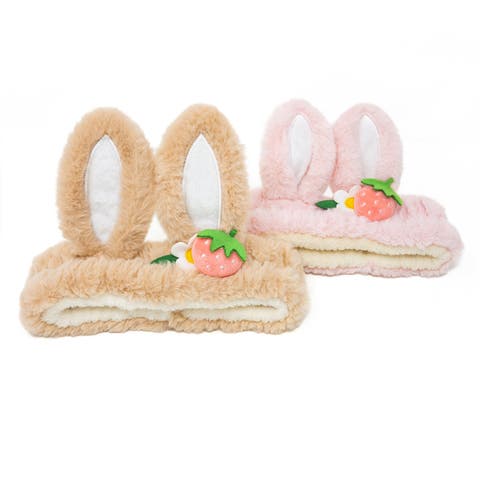 2pc Plush Spa Headband Set