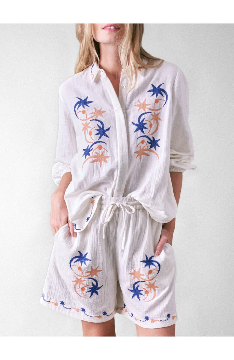 Cape Cove Celestrial Stella Blouse, Alternate, color, Ivory