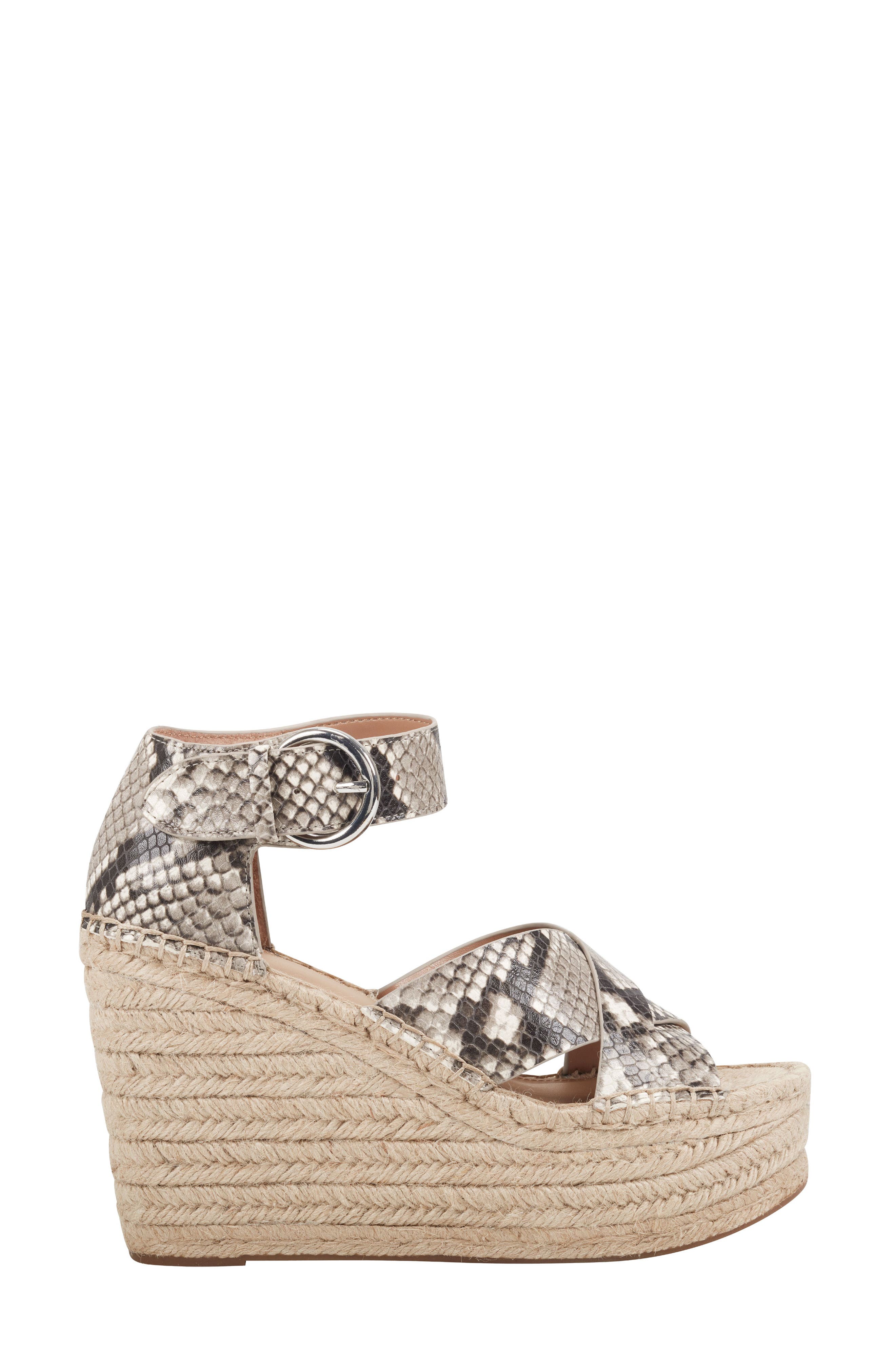 Marc Fisher LTD Amari Ankle Strap Espadrille Wedge, Alternate, color, 