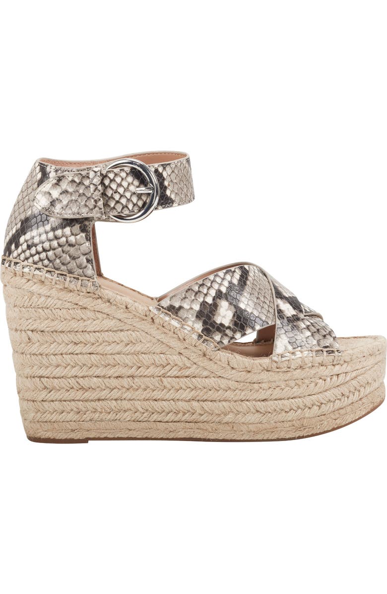 Marc Fisher LTD Amari Ankle Strap Espadrille Wedge, Alternate, color,