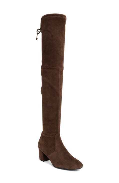 Genna Suede Over-the-Knee Boot (Women)