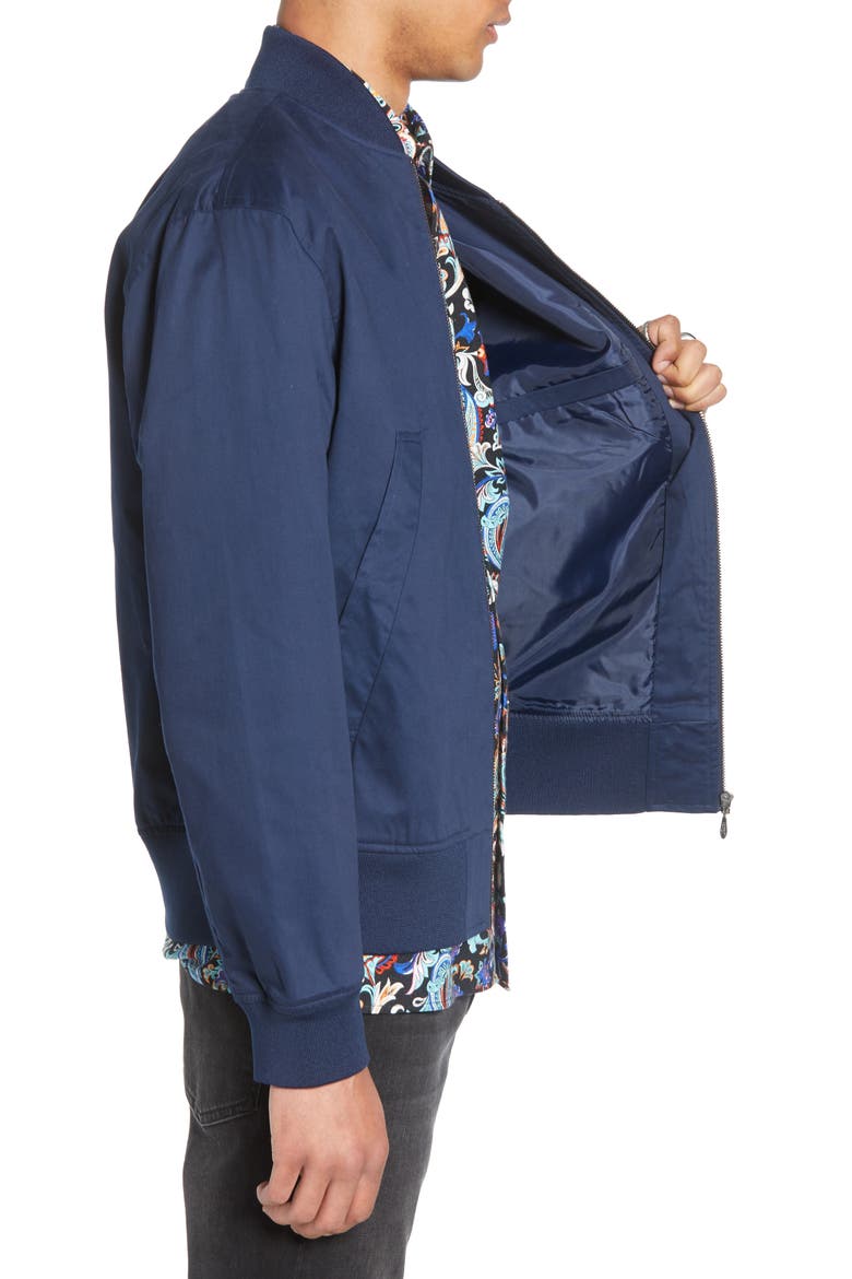 Anthony Bomber Jacket, Alternate, color, NAVY BLUE