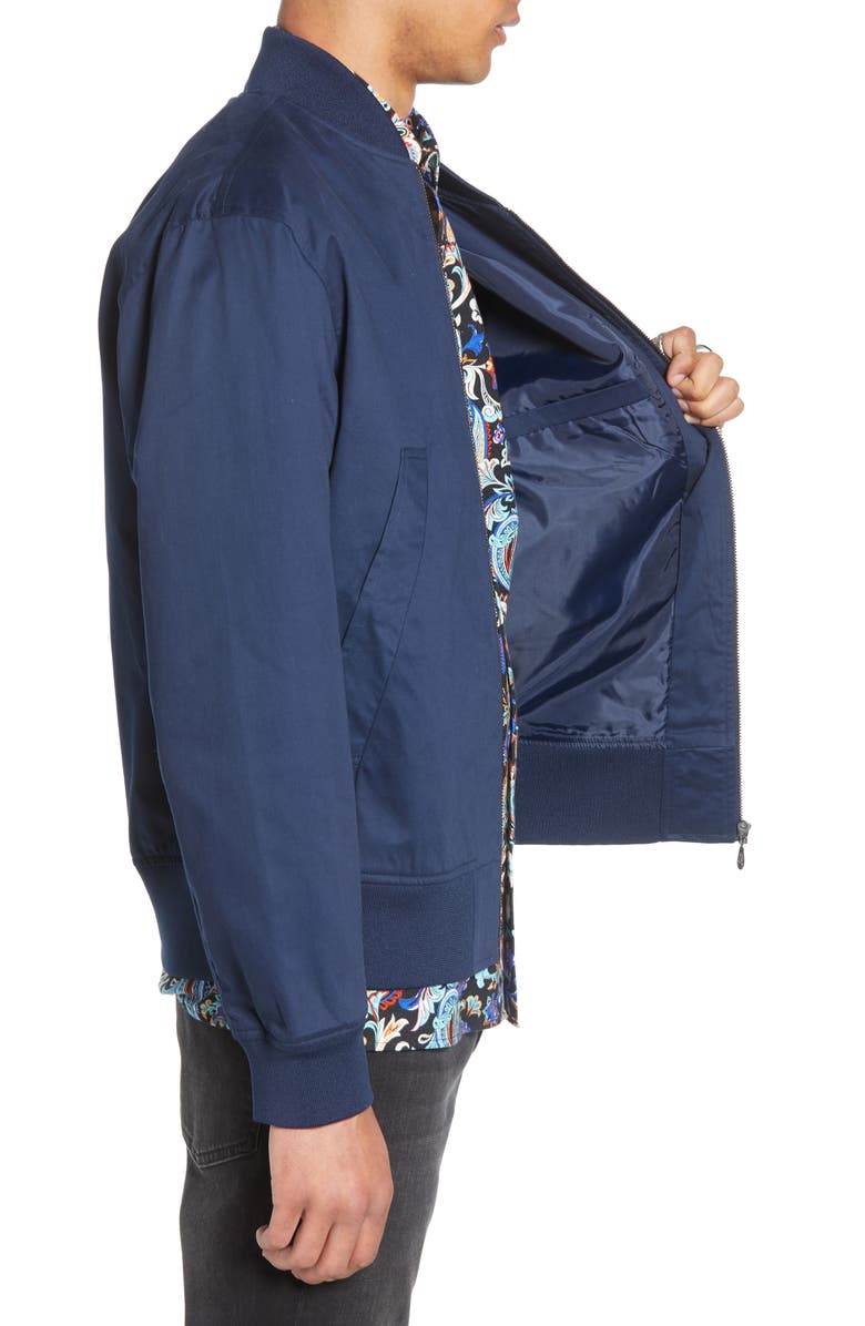 Topman Anthony Bomber Jacket, Alternate, color,