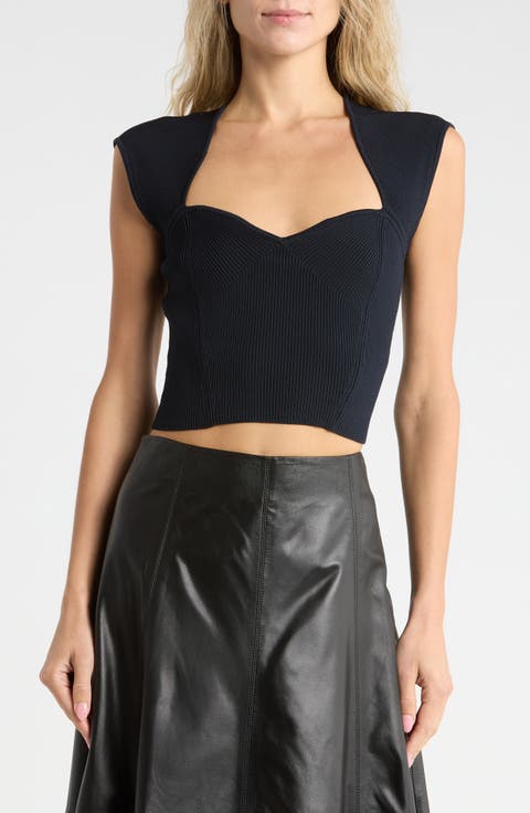 Abia Ribbed Crop Top