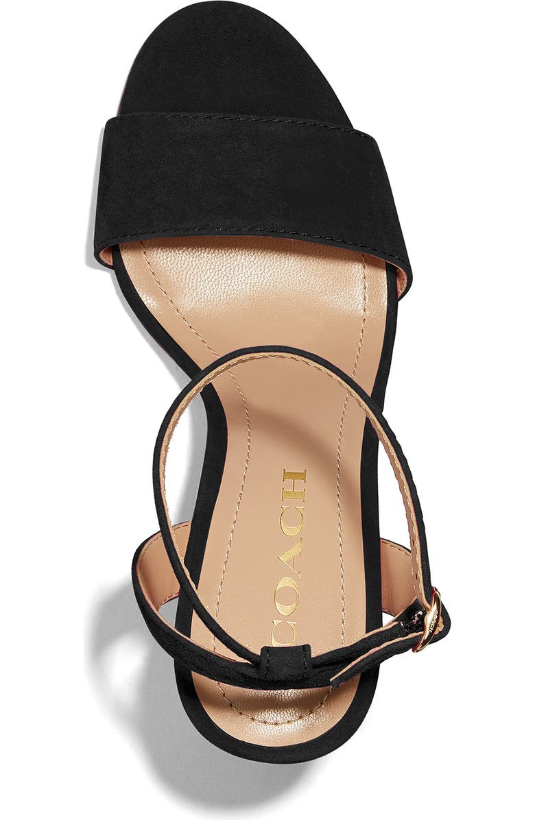 COACH Regina Ankle Strap Sandal, Alternate, color,