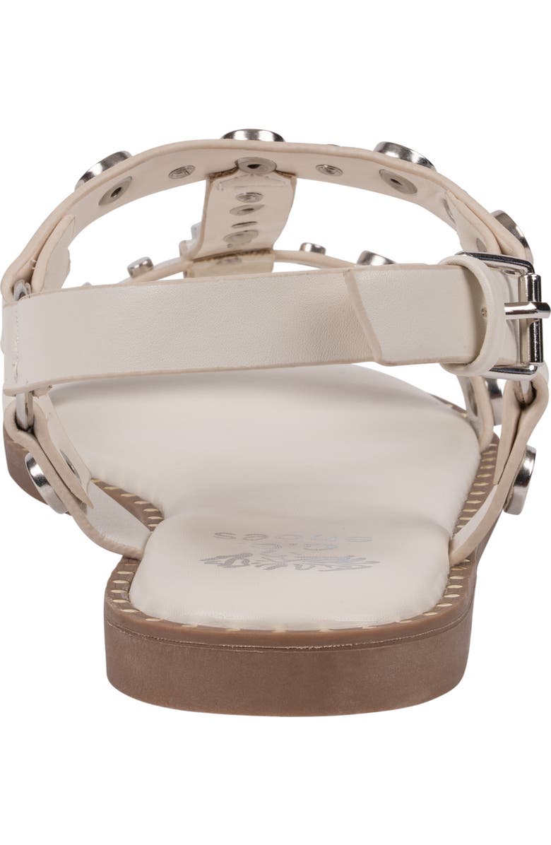GOOD CHOICE NEW YORK Trinity Studded Sandal, Alternate, color, White