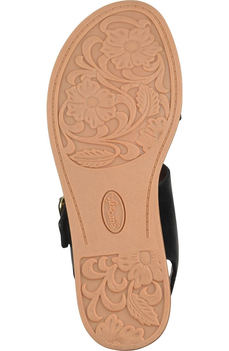 EUROSOFT Emmalyn Sandal, Alternate, color, Black