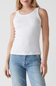 Michael Stars Cassie Binded Cotton Tank