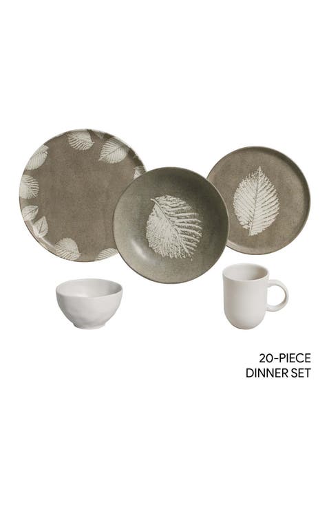 20 Pc. Dinnerware Set